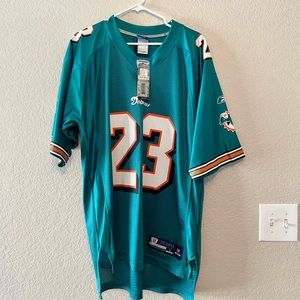 Reebok Ronnie Brown 23 Miami Dolphins Jersey Men’s Adult